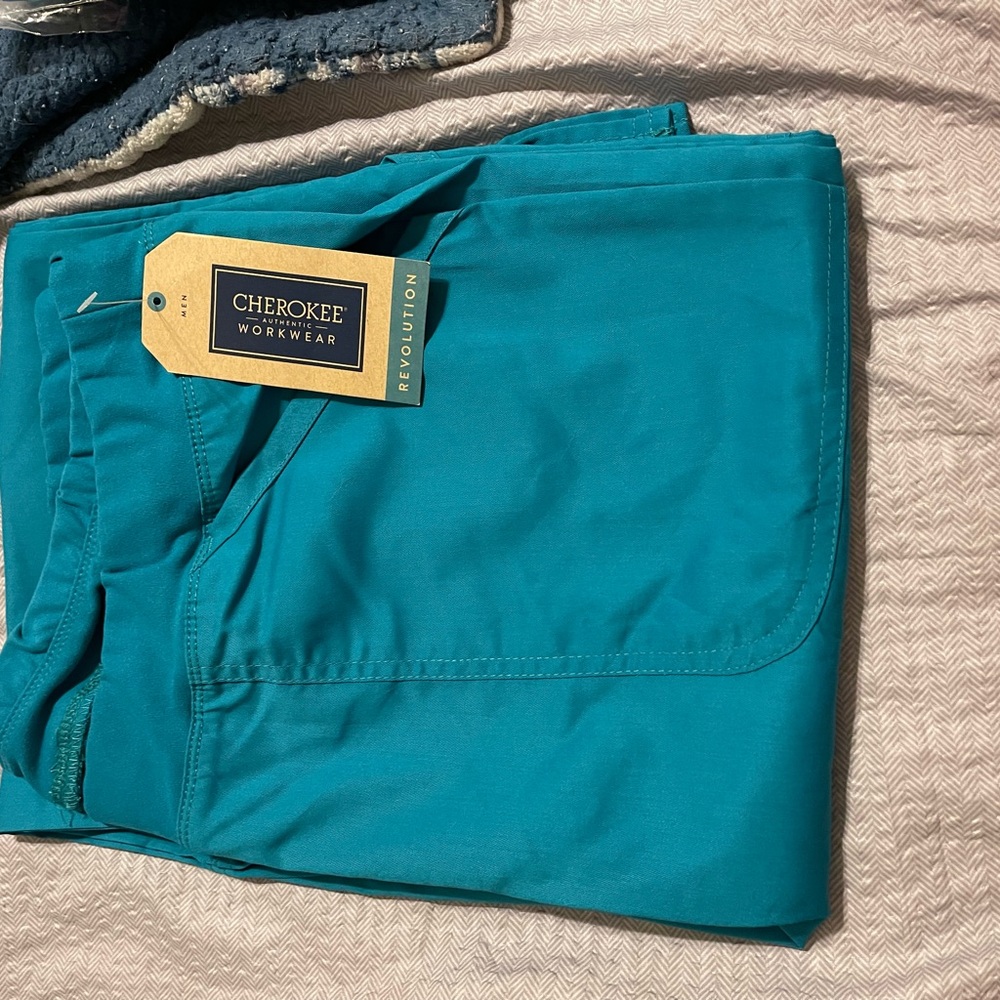 6 pairs Cherokee Revolution Turquoise Scrub Pants
